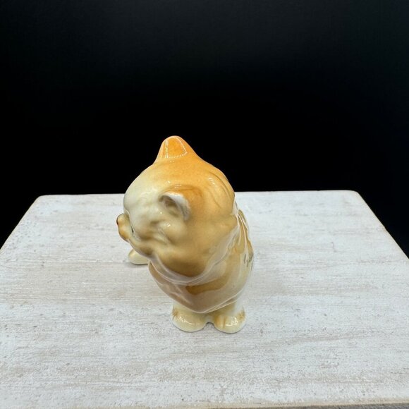 Vintage lefton small porcelain orange tabby  cat figurine - Picture 2 of 7